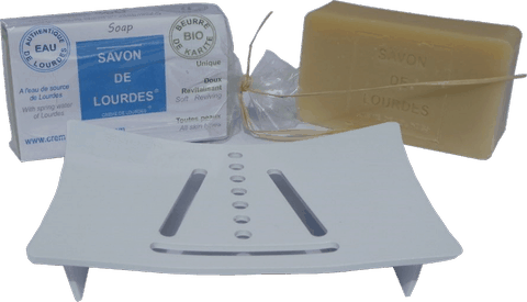 Souvenir de Lourdes Porte savon Creme de Lourdes et son savon 