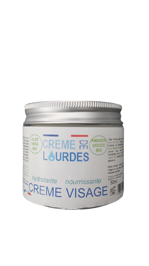 Crème visage de Lourdes - hydratante et nourrissante