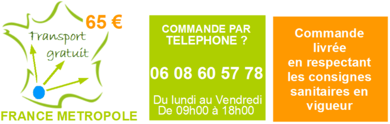 Transport offert à partir de 65€
