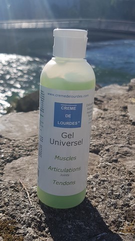 Creme musculaire à l'eau de Lourdes