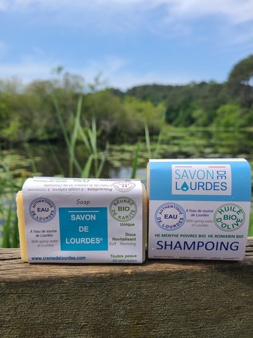 Shampoing et savon solides de Lourdes