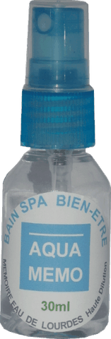 Souvenir de la Memoire de l'eau de lourdes flacon Souvenir de la Memoire de l'eau de lourdes flacon