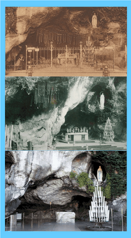Miracle de Lourdes et sa grotte
