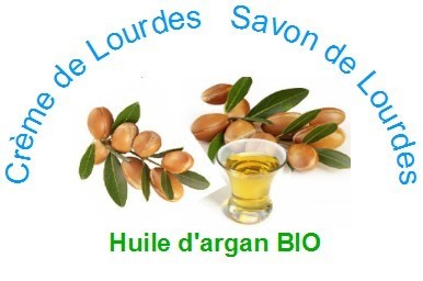 huile d'argan bio et creme de lourdes