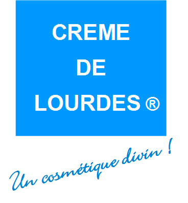 Logo de Creme de Lourdes : un cosmétique divin