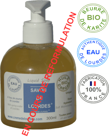 Savon de Lourdes liquide à l'eau de Lourdes