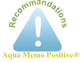 Recommandations Aqua Memo Positive